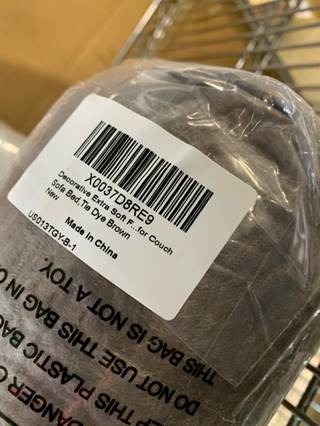 Condition photo showing New/Like New for Tuddrom Decorative Extra Soft Faux Fur Blanket Twin Size,Solid Reversible Fuzzy Lightweight Long Hair Shaggy Blanket,Fluffy Plush Fleece Comfy Microfiber Throw Blanket for Couch Sofa Bed,Tie Dye Brown Tie Dye Brown Twin-70" x 78"