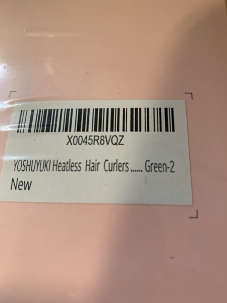 Condition photo showing New/Like New for YOSHUYUKI Classic Heatless Curls Overnight Rods No Heat Hair Curlers to Sleep Jumbo Foam Large Hair Rollers for Long Short Hair Heatless Curling Rod Set Styling Tools with Satin Scarf Green