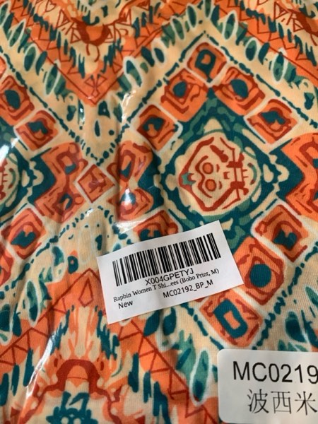 Condition photo showing New/Like New for Rapbin T Shirts for Women Short Sleeve V Neck Tshirts Loose Fit Lightweight Soft Casual Summer Spring Tee Tops (medium)