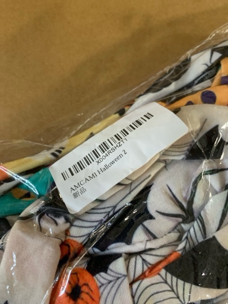 Condition photo showing New/Like New for AMCAMI Boho Headbands for Women Wide Bandana Hair Bands Fall Headbands for Women Non Slip Workout Cloth Elastic Hair Accessories Thanksgiving 3