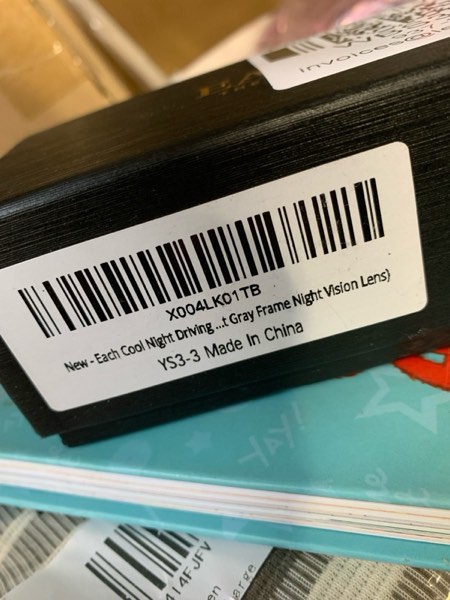 Condition photo showing New/Like New for Night Vision Driving Glasses Fit Over Eyeglasses for Men Women, Anti-Glare Polarized Nighttime Glasses Yellow Lens