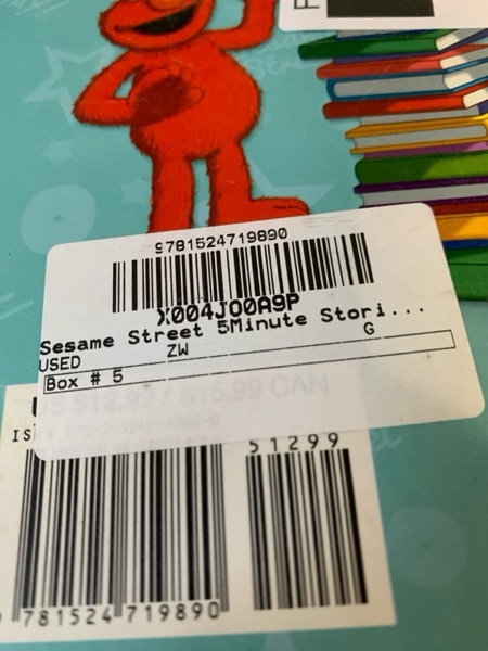 Condition photo showing Good Condition for Sesame Street 5-Minute Stories (Sesame Street)