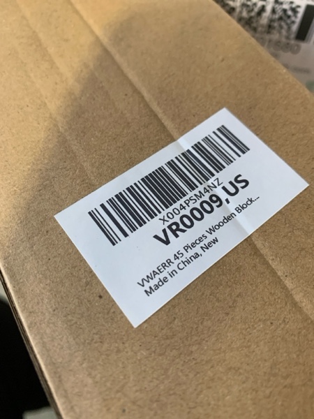 Condition photo showing New/Like New for VWAERR Fall Wooden Blocks Stacking Game, 45 PCS Thanksgiving Maple Leaf Tumbling Tower and Balance Game, Stacking Board Toy with Storage Bag for Family & Party Fun Game Supplies