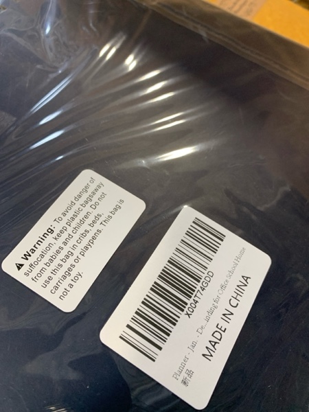 Condition photo showing New/Like New for GuassLee Large 2026 Planner, Weekly and Monthly Planner from January 2026-December 2026, 8.5"x 11" Calendar Agenda Book with Back Pocket, Stickers for Home Office School Supply, Navy Blue White Black (8.5"×11")A4