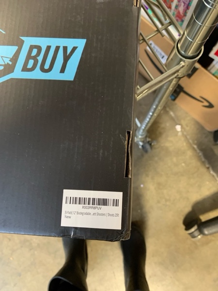 Condition photo showing New/Like New for [6 Pack] Gold Confetti Poppers – 12" Flameproof Party Poppers for Birthdays, Weddings, Graduation, New Years Eve & More – Confetti Cannon Shooter & Party Blaster Gold Pack of 6