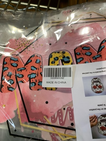 Condition photo showing New/Like New for Mothers Day Iron on Decals Happy Mother’s Day Iron On Transfers for Clothes MAMA Iron on Patches Decorations Cool Mom Deisgn Heat Transfer Sticker Appliques Supplies for T-Shirts Pillow Cover DIY 3PCS iron-mothers day