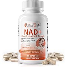 NAD+ Supplement,Liposomal NAD Nicotinamide Riboside with Resveratrol, CoQ10,Astaxanthin - Energy,Aging & Immune Support - 10X Absorption Technology