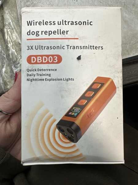 Condition photo showing New/Like New for Dog Bark Deterrent Device, 2025 Anti Barking Device for Dogs 65FT Far Ultrasound Dog Bark Deterrent, Humane Alternative to Training Collars, Works Indoors & Outdoors - Stubborn Barking Solution