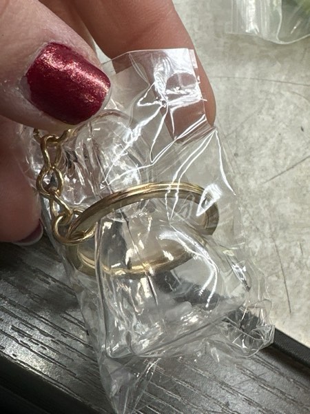 Condition photo showing New/Like New for Pet Fur Keepsake, Small Acrylic Memorial Hair Collector for Dog Hair, Dog Ashes Keepsake, Pet Memorial Gift