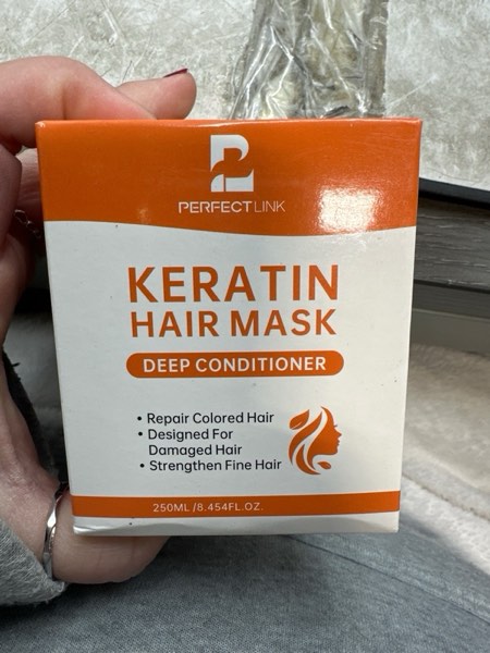 Condition photo showing New/Like New for Keratin Hair Mask for Damaged Hair, Hydrating & Repairing Keratin Hair Treatment, Natural Deep Conditioning Smooth Hair Mask 250g for Dry Hair
