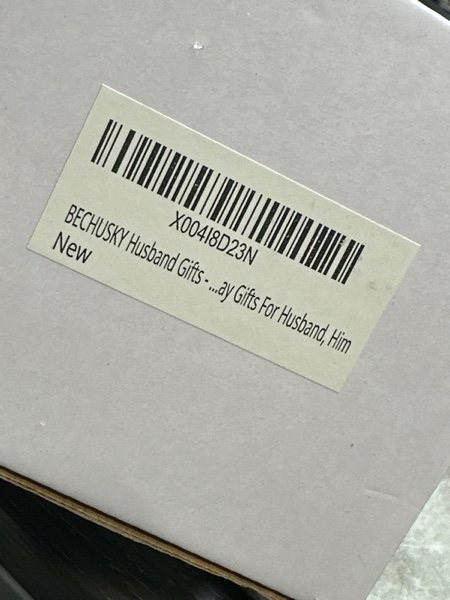 Condition photo showing New/Like New for BECHUSKY Christmas Mugs For Husband From Wife - Hubby Gift Ideas - Husbands Gifts - Best Hubby Ever Tumbler - Christmas, Anniversary, Valentines, Birthday Gift For Husband, Him, Groom, Boyfriend