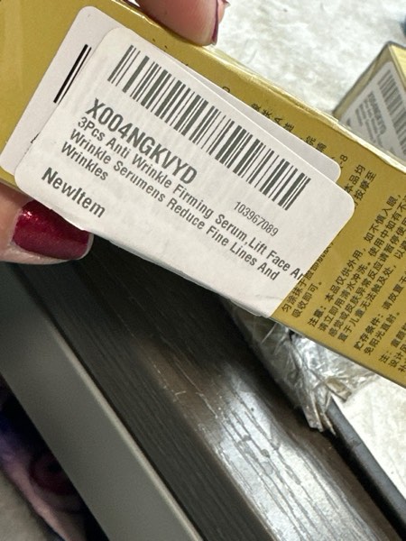 Condition photo showing New/Like New for 3 Pcs Anti Wrinkle Firming Serum, Anti-Aging Lifting Face Skin Plump Hydrate Moisturize Reduce Fine Lines for All Skin Types. 0.35 Fl Oz (Pack of 3)