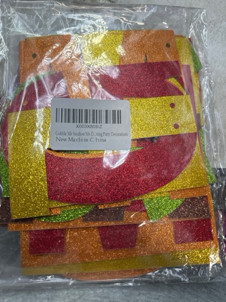 Condition photo showing New/Like New for Gobble Me Swallow Me Decorations Friendsgiving Decorations Thanksgiving Dinner DecorationsThank You Banner Happy Thanksgiving Banner Friendsgiving Party Decorations