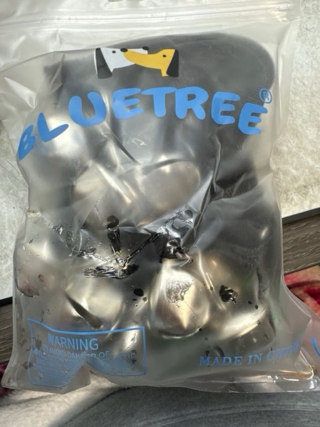 Condition photo showing New/Like New for BLUETREE 2 Pack Dog Doorbells Premium Quality Training Potty Great Dog Bells Adjustable Door Bell Dog Bells for Potty Training Your Puppy The Easy Way - 7 Extra Large Loud 1.4 DoorBells 001-2dog doorbell+bowl