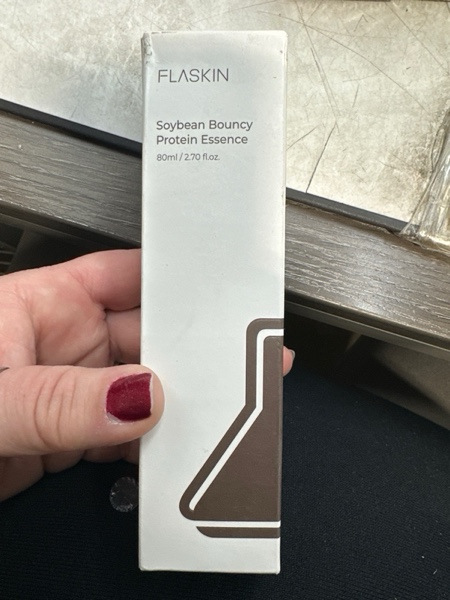 Condition photo showing New/Like New for FLASKIN Skin Barrier Essence | Soybean Bouncy Protein Essence | Moisturizing, Strengthens Skin Barrier, Enhances Elasticity | Soybean Protein | Moisturizer for Flaky Skin | Korean Skincare | 80ml