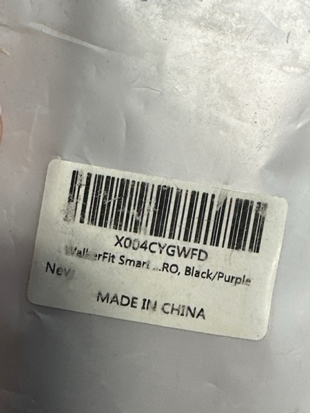 Condition photo showing New/Like New for WalkerFit Smart Watch Band Liquid Silicone, 2-Pack 22mm for Samsung Watch Compatible with Galaxy Watch Band IWD19/IDW26/IDW16/IDW13/ID208BT, Straps M6 Ultra/M2 PRO/A2 PRO, Black/Purple