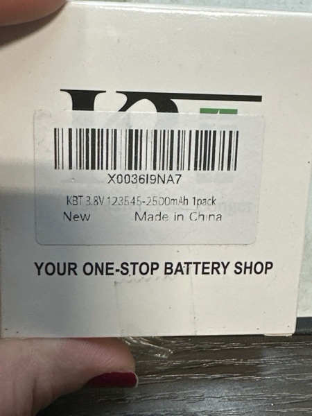 Condition photo showing New/Like New for KBT 3.8V 2500mAh Li-Polymer Battery: 123545 Lipo Rechargeable Lithium-ion Replacement Batteries with JST Connector for Ar duino NodeMCU ESP32 Development Board Raspberry Pi UPS Board