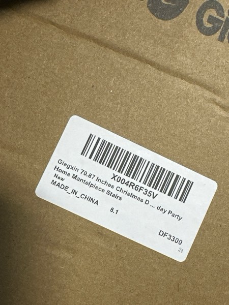 Condition photo showing New/Like New for Giegxin 6 Feet Christmas Pastel Garland Candy Ornament Pink Blue Ball Party Christmas Decorations for Xmas Home Indoor Outdoor Decoration Holiday Mantelpiece Stairs Home