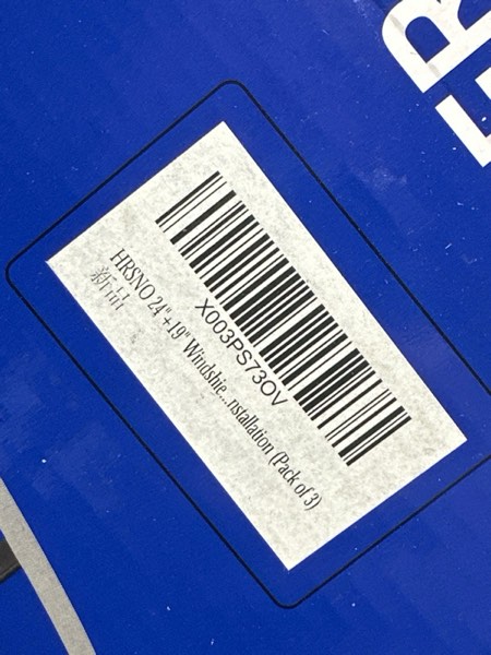 Condition photo showing New/Like New for 24"+19" Windshield Wipers With 15" Rear Wiper Blade Sets Automotive Replacement for Chevrolet Equinox 2005-2009,Easy For Installation (Pack of 3) 24+19+15