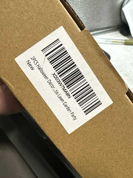 Condition photo showing New/Like New for Halloween Decorations Outdoor 2 Pack Light Up Ghost Windsocks with 20 LED Lights 52 Inch Scary Hanging Ghost Lights for Porches Home Yard Tree Garden Party Ornaments A style