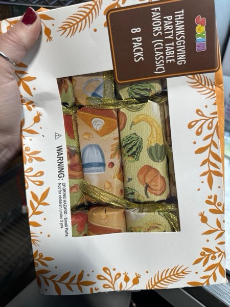 Condition photo showing New/Like New for JOYIN 8 PACK Thanksgiving Non-Snap Party Favor, Cake Nut Style Thanksgiving No Snap Party Table Favor with Joke Dice & Gifts, for Fall Holiday, Holiday Prizes for Kids Adults Cake and Nut