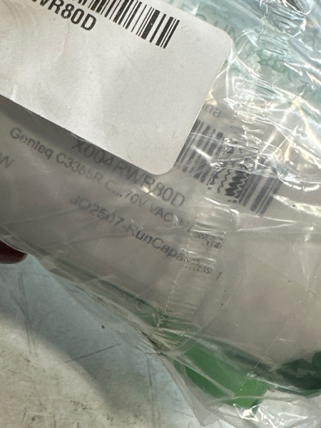 Condition photo showing New/Like New for C3355R Capacitor 35/5 uF 35-5 MFD AC Capacitor Replacement for 97F9834 Z97F9834, Z97F9848, 97F9899, 12283, 12266, Fits for AC Unit, Heat Pump, Condenser, Fan Motor