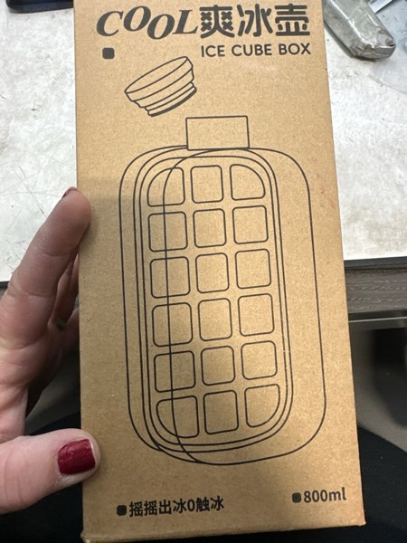 Condition photo showing New/Like New for Ice Cube Bottle Cool Summer ice Bottle Cup?800ml 2-in-1 zero Touch Press ice cube mold Easy Press to Release Vertical Ice Tray for Freezer (Green)