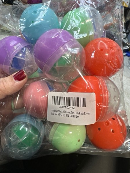 Condition photo showing New/Like New for Anditoy 12 Pack Mini Snake Cube in Plastic Easter Eggs Puzzle Toys for Kids Girls Boys Easter Basket Stuffers Gifts Party Favors