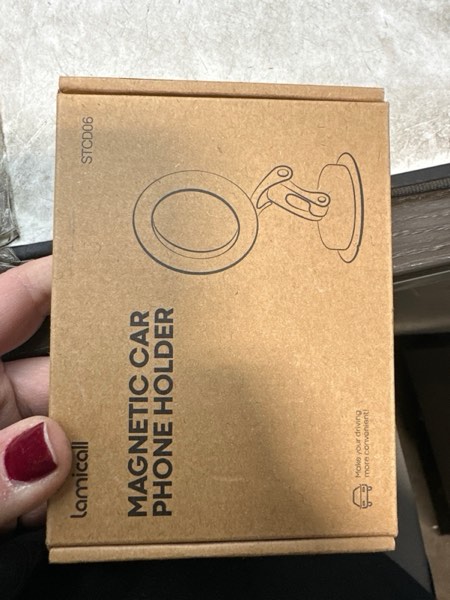 Condition photo showing New/Like New for Lamicall for MagSafe Car Mount [All-Metal] Magnetic Phone Holder for Your Car, [Flexible Three-axis] Cell Phone Car Mount Dashboard with N55 Strong Magnets for iPhone 16 15 14 13 12 Pro Max Plus Mini