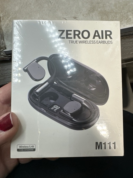 Condition photo showing New/Like New for Translation Earbuds Real Time Language Translator Earbuds with 144 Languages, OWS Wireless Earbuds Noise-Canceling, Long Battery Life for Travel & Business Learning Ideal Compatible with iOS & Android Black