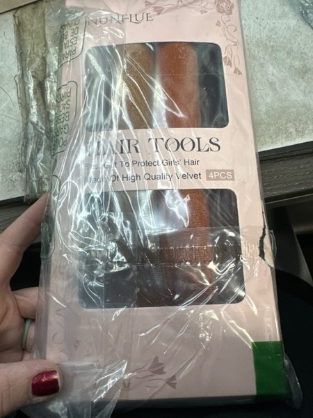 Condition photo showing New/Like New for Heatless Curls Overnight Set - Jumbo Soft Curling Rods to Sleep In, No Damage Velvet Curling Rods with Silk Scarf, Non-Heating Overnight Blowout Styling Tools All Hair Types