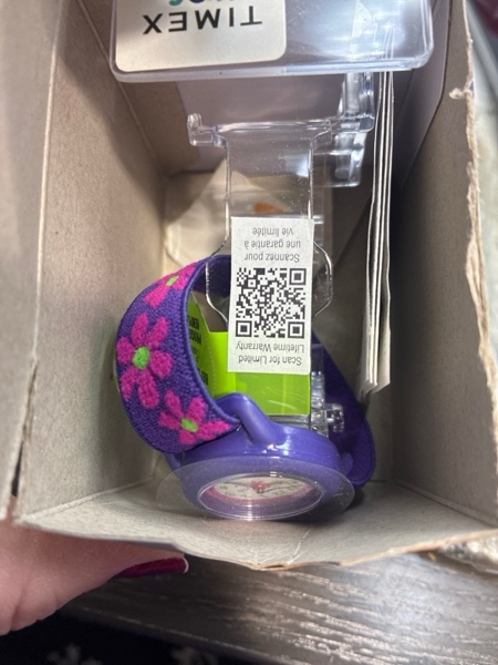 Condition photo showing New/Like New for Timex TIME Machines 29mm Elastic Fabric Kids Watch