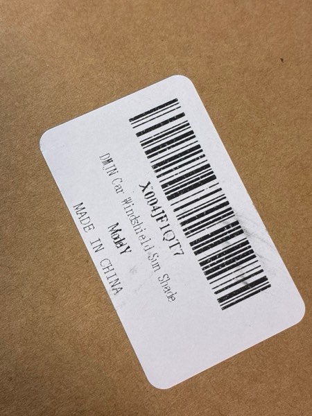 Condition photo showing New/Like New for [2025 Upgrade] DMJN Designed for Tesla Model Y/3 Windshield Sun Shade Car, [100% Sun Bolck & UV Reflective] Keep Car Cool & Interior Protection Sunshade, Fit for Tesla Model Y/3(2016-2025)