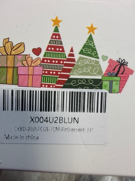 Condition photo showing New/Like New for Christmas Ornaments, Going Away, Goodbye, Farewell Gifts for Coworkers - Retirement, Coworker Leaving Gifts for Women, Men - Leaving Job, Moving Away Presents for Friends, Boss, Work Bestie - Design C Retirement Design C