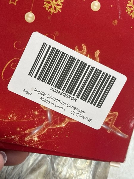 Condition photo showing New/Like New for Pickle Gifts Christmas Ornament for Women Men, Pickle Ornaments Gifts for Christmas Tree