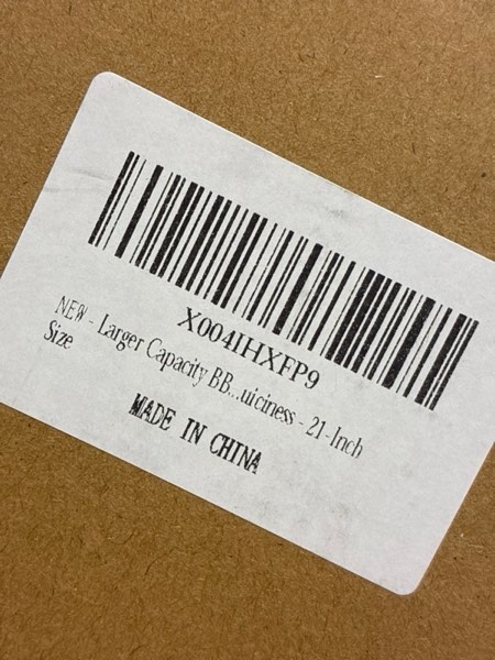 Condition photo showing New/Like New for Larger Capacity BBQ Blanket for Resting Meat - Wide Mouth BBQ Resting Blanket with Handle - Premium Insulated Aluminum Foil Meat Resting Bag for Longer Lasting Flavor and Juiciness - 21-Inch Size
