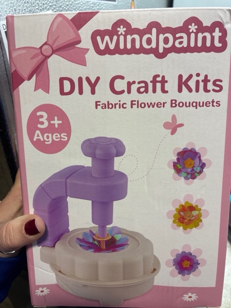 Condition photo showing New/Like New for Toys for Girls 3 4 5 6 7 8 9 10 Years Old, DIY Craft Kits for Kids, Fabric Flower Bouquets for Girls Gifts, Educational Learning Detective Toys for Toddler Kids,Birthdays Gifts (Purple) Pink