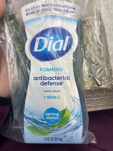 Condition photo showing New/Like New for Dial Antibacterial Foaming Hand Soap, Spring Water, 7.5 fl oz Spring Water 7.5 Fl Oz (Pack of 1)