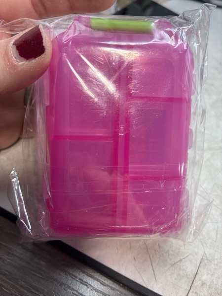 Condition photo showing New/Like New for Pill Organizer with Medicine Labels Travel Daily Pill Container Mini Medication Organizer Storage Pill Organizer Travel Essentials Pill Case 7 Day (Pink & 161 Lables) Pink Standard