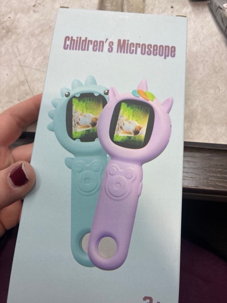 Condition photo showing New/Like New for 2 in 1 Kids Microscope & Camera, Unicorn Toys Gifts for 5 6 7 8 9 10 11 12 Year Old Girls, 500x Mini Pocket Handheld Digital Microscope for Kid Toddlers Educational|STEM Science Kit for Girl Age 4-6