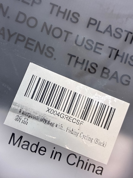 Condition photo showing New/Like New for Waterproof Fanny Pack, Floating Dry Bag Pouch with Adjustable Waist Strap Large Capacity, Waterproof Waist Bag for Kayaking Boating Fishing Cycling Beach (Black)