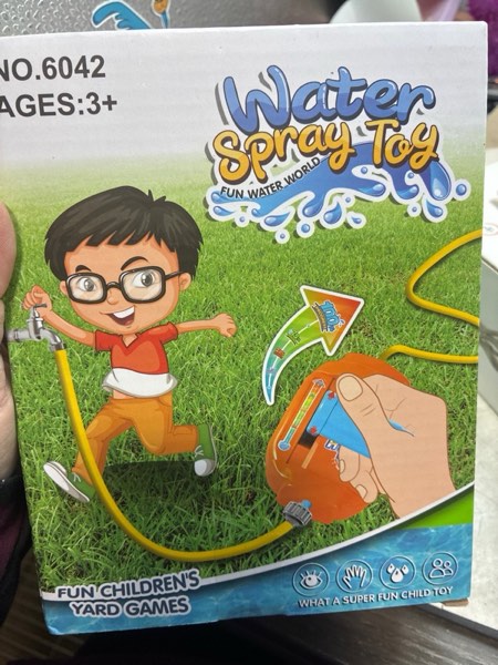 Condition photo showing New/Like New for VATOS Warer Valve for Sprinkler Toy, Adjustable Control Water Flow/Pressure for Kids Splash Game, with 6.5FT/2M Hose, 3 Hose Clamps, Universal Connector | Compatible Summer Outdoor Water Sprinkler Toy