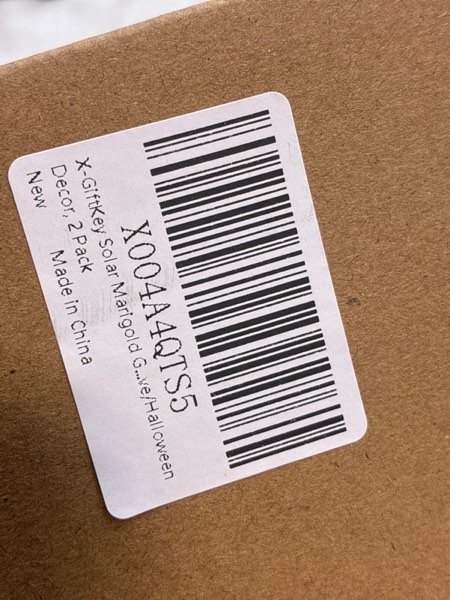 Condition photo showing New/Like New for Halloween Decorations Solar Marigold Garden Lights Outdoor,2PACKS Artificial Marigold Flowers for Halloween Party Gifts Decor,Solar Flowers Path Lights for Lawn/Grave/Creepy Decor