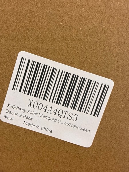 Condition photo showing New/Like New for Halloween Decorations Solar Marigold Garden Lights Outdoor,2PACKS Artificial Marigold Flowers for Halloween Party Gifts Decor,Solar Flowers Path Lights for Lawn/Grave/Creepy Decor