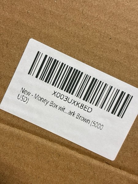 Condition photo showing New/Like New for Wooden Cash Money Saving Challenge Box, Reusable Money Saving Box, 5000 Savings Challenge Box, Money Box for Cash Saving, Piggy Bank with Numbers for Adults Child (5000 Dollar) 5000 USD