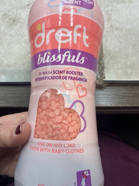 Condition photo showing New/Like New for dreft blissfuls in-wash scent booster beads, baby fresh, 14.8 ounce