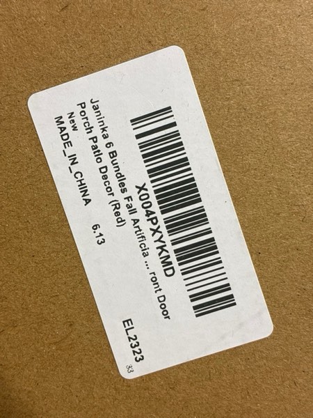 Condition photo showing New/Like New for Janinka 6 Bundles Fall Artificial Flowers for Outdoors Fake Daisy Bouquet Silk Mums Flowers Bulk Look Real UV Resistant Outside Faux Plants for Garden Planter Front Door Porch Patio Decor (Red) Red 6