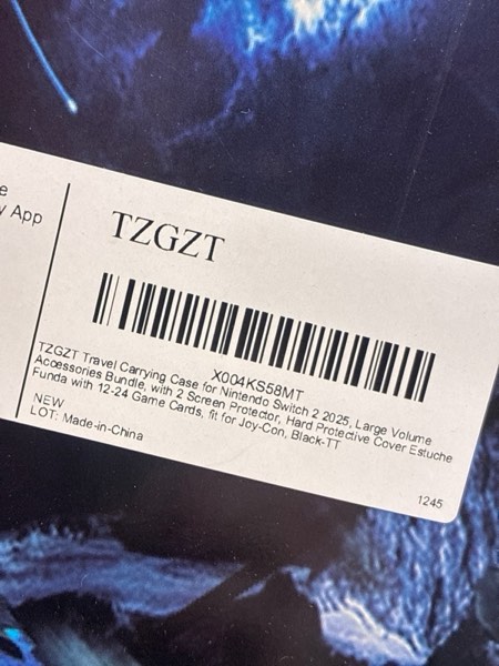 Condition photo showing New/Like New for TZGZT [Longest Durable] Travel Carrying Case for Nintendo Switch 2 2025, Large Volume Accessories Bundle Holder, 2 Screen Protector, Hard Protective Cover Estuche Funda with 12 Game Cards, Black