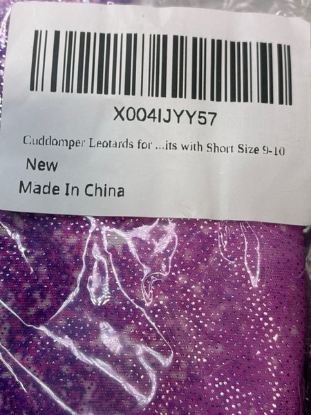 Condition photo showing New/Like New for Girls Gymnastics Leotards Shiny Unitard Biketard Kids Tumbling Dance Outfits 4-10 Years Hot Pink 9-10 Years