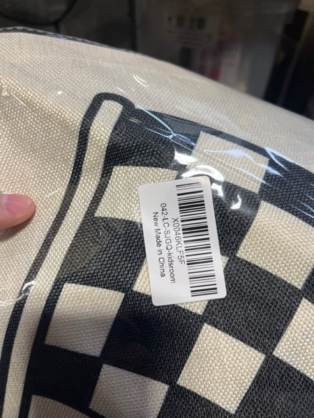 Condition photo showing New/Like New for Boy Room Decor,Playroom Decor,Toddler Boy Room Decor,Little Racer Dude Race Car Room Canvas Banner Wall Art Decor,Buffalo Plaid Racing Flag Hanging Canvas Banner,Racing Enthusiast Gifts Little Racer Dude 1